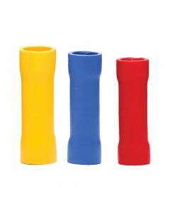 CONECTOR A TOPE AISLADO (PVC)22-16 AWG COLOR ROJO