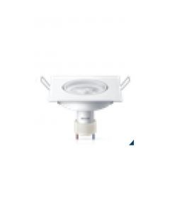LUMINARIA LED PHILIPS SPOT 5W 2700 K EMPOTRAR CUADRAD ...