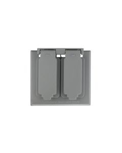 PLACA ARGOS DUPLEX CON TAPA PARA INTEMPERIE