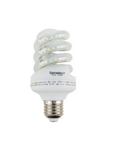 Foco led tipo mini twister, luz fría 14 W