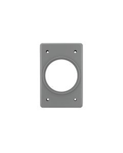 PLACA DE ALUMINIO ARGOS GRIS PARA RECEPTÁCULO SENCILL ...