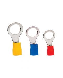 ZAPATA PVC CAL. 16-22AWG OJILLO 3/16" 4,76MM ROJ ...