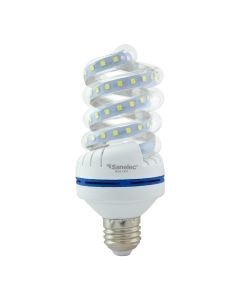 Foco led tipo twister, luz fría 12 W