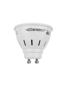 Foco led tipo MR con base GU10, luz cálida 4 W