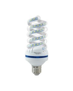 Foco led tipo espiral, luz fría 15 W