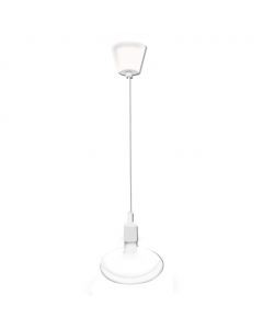 LUMINARIO COLGANTE LED 18W BLANCO 120-240V 4100ºK E26 ...